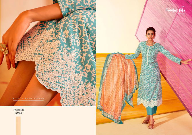 Pastels By Mumtaz Cotton Dress Material Catalog
